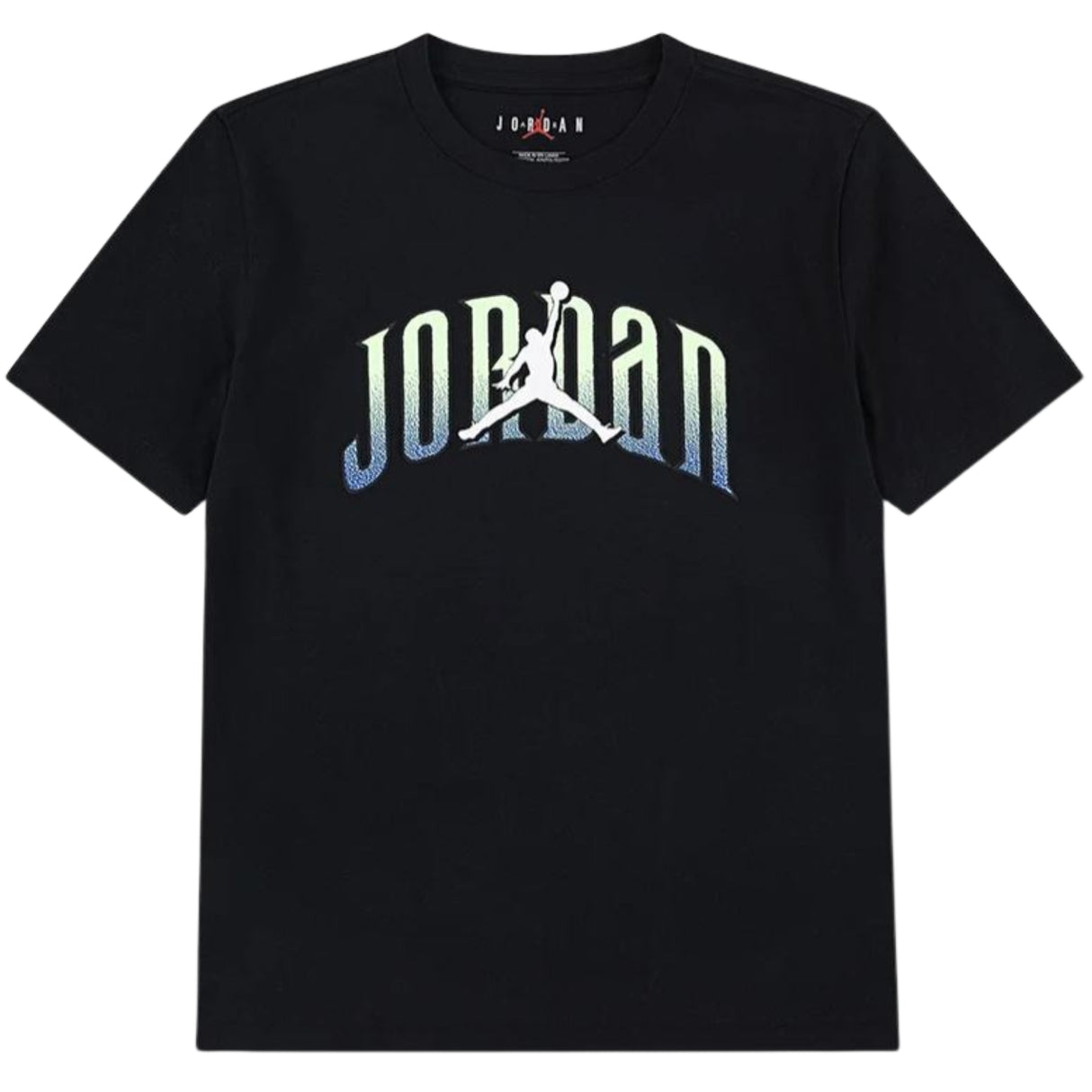T-SHIRT RAGAZZI JORDAN 95F168 023 GLOBAL ARCH NERO