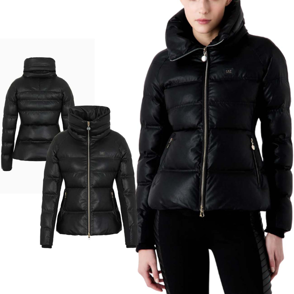 ARMANI EA7 WOMEN'S JACKET I23 6RTB32 TNDMZ 1200 BLACK