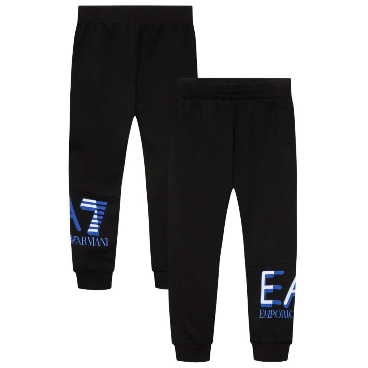 PANTALONE ARMANI EA7 RAGAZZI I23 6RBP58 BJ05Z COTONE NERO