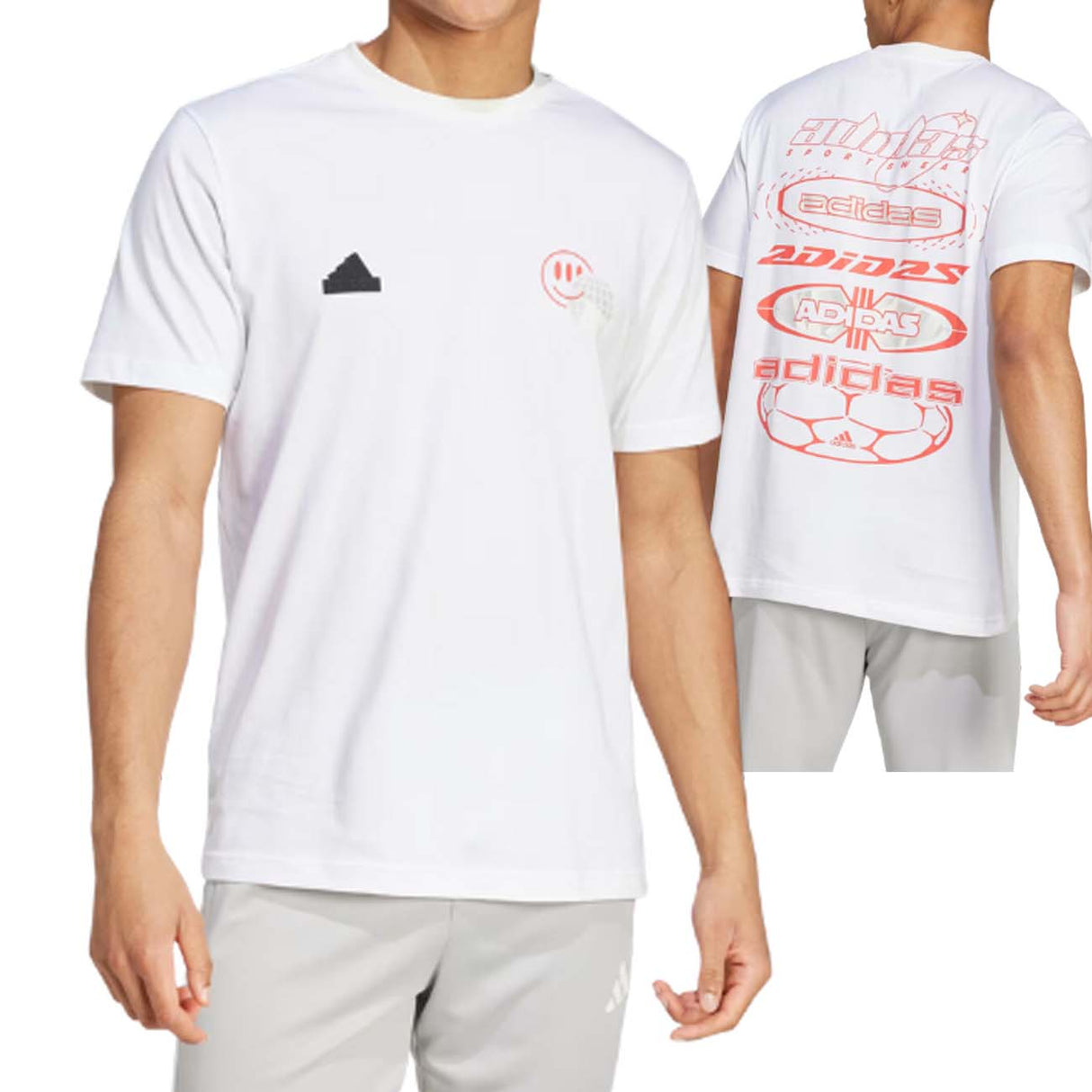 T-SHIRT ADIDAS IW2665 GRAFICA TIRO BIANCO