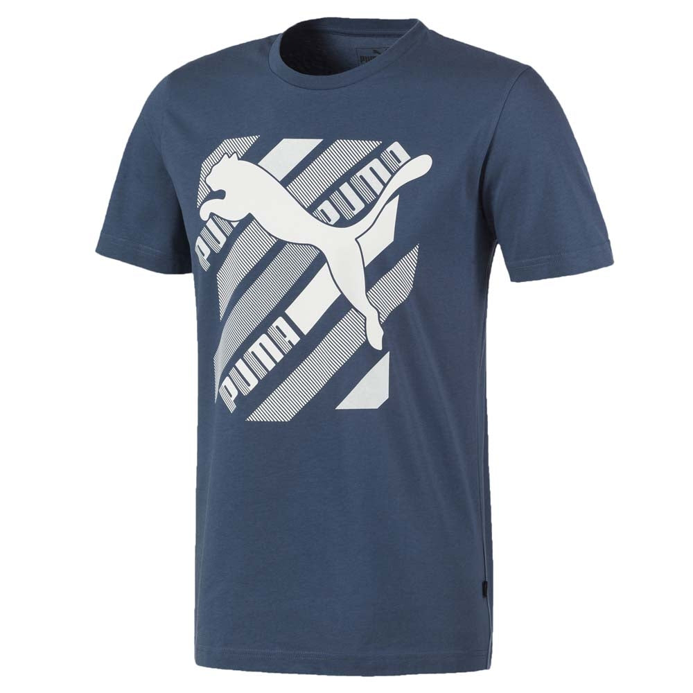 T-SHIRT PUMA 581909 BIANCO NERO ROSSO COTONE