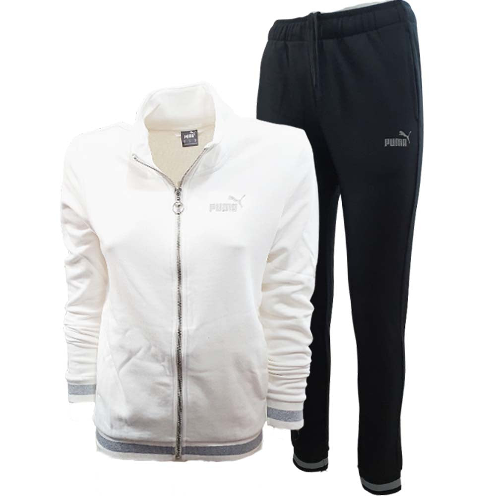 VESTE FEMME EN COTON BROSSÉ À FERMETURE ÉCLAIR PUMA 676137