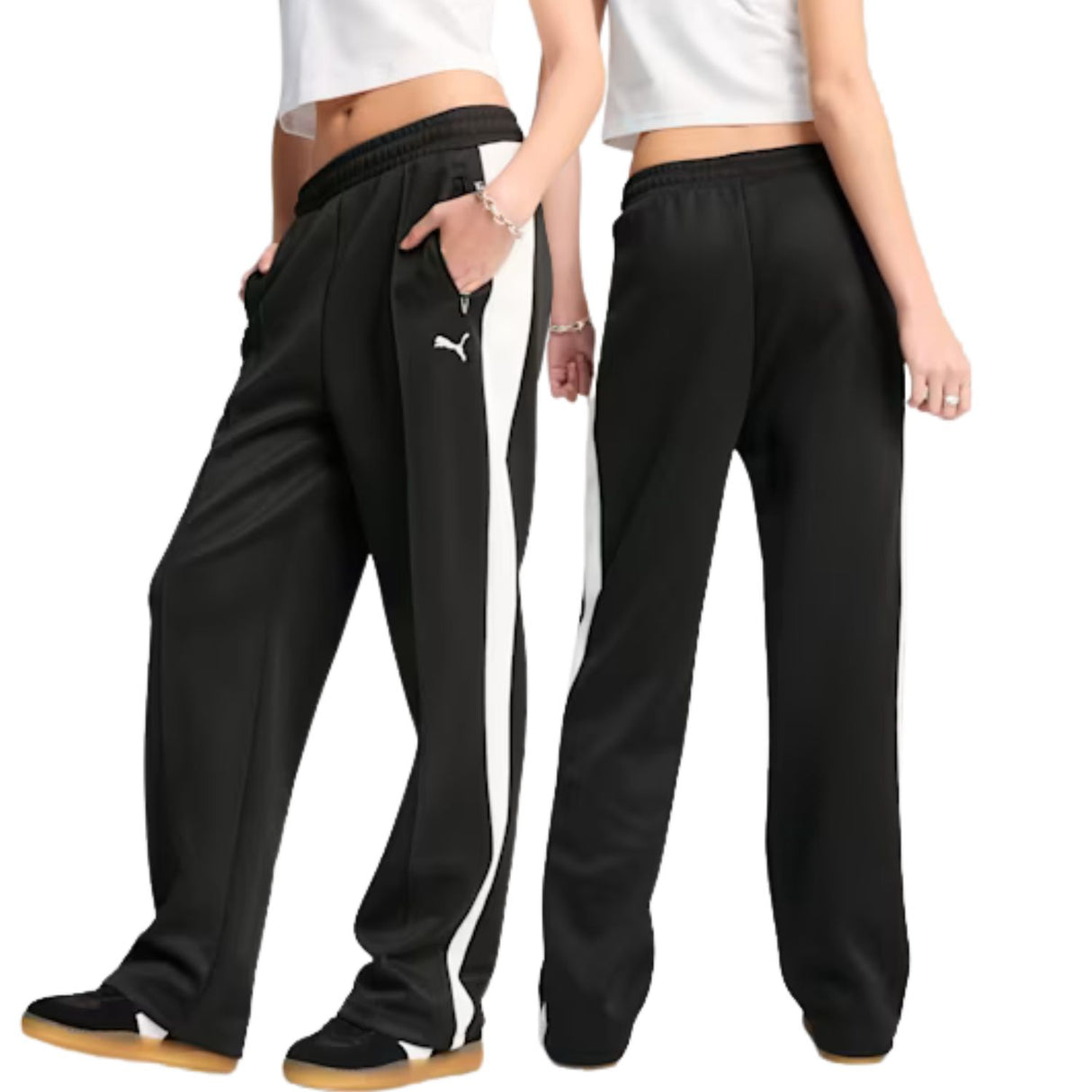 PANTALONE DONNA PUMA 629797-01 T7 ALWAYS ON NERO