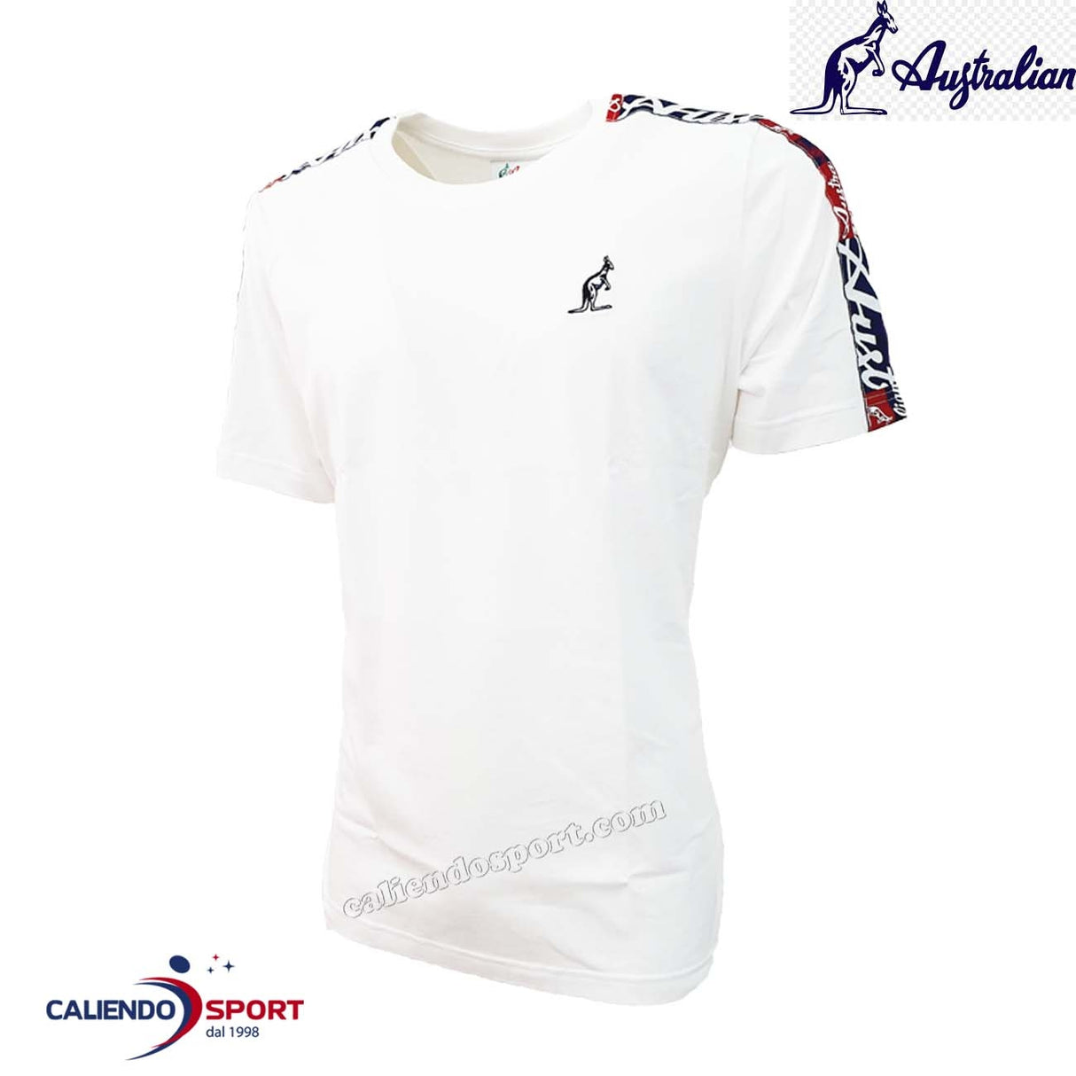 T-SHIRT AUSTARLIEN SWUTS0002 002 COTON BLANC