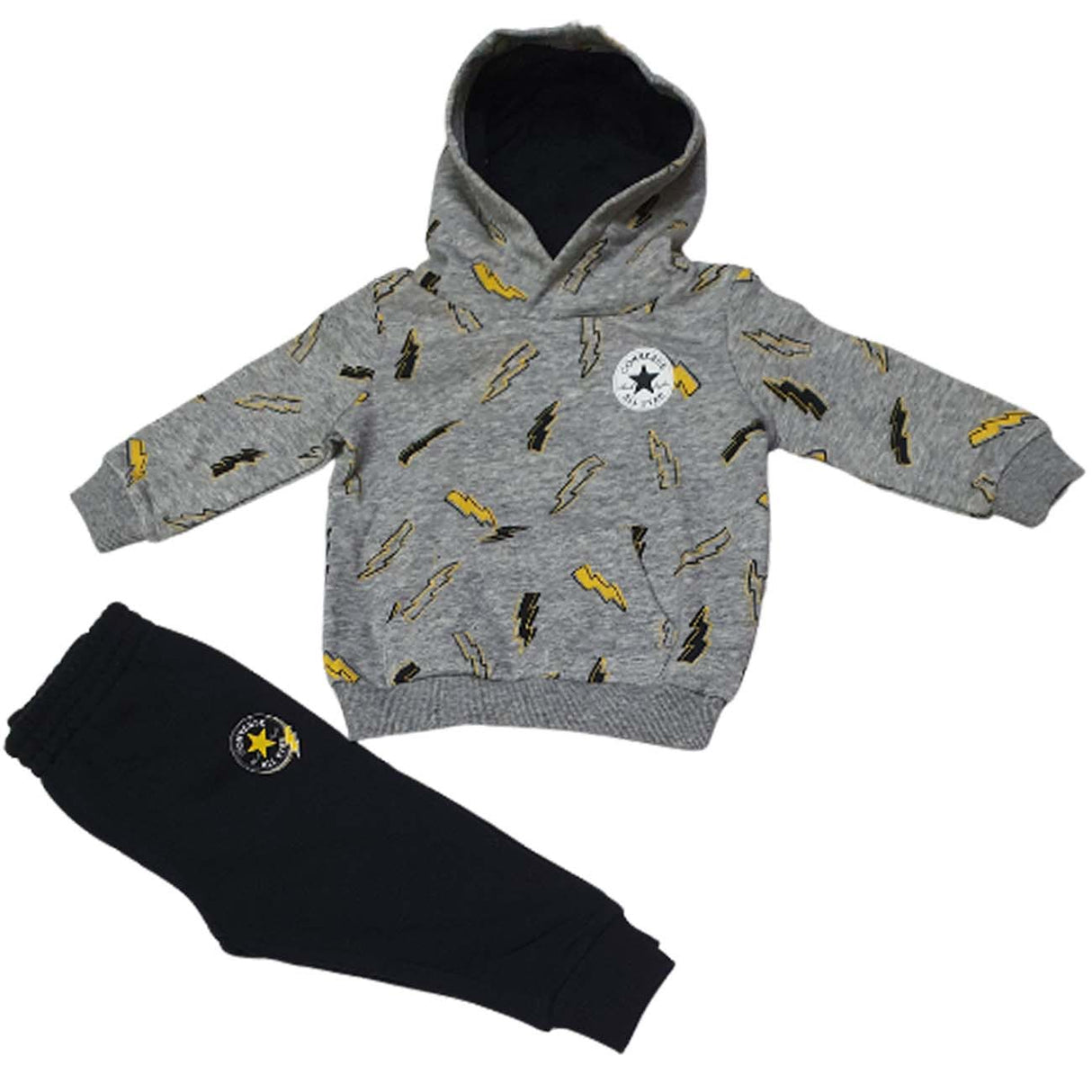 TUTA BAMBINI CONVERSE 6CG075 023 COTONE GARZATO