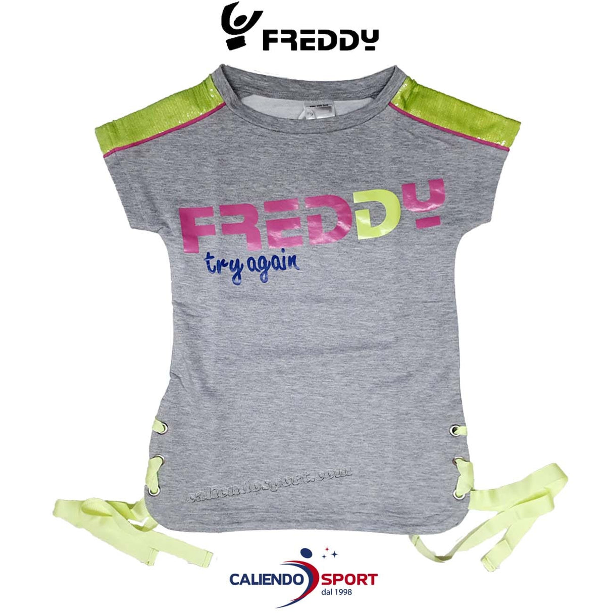 VESTITO FREDDY BAMBINA FR0031 COTONE GRIGIO