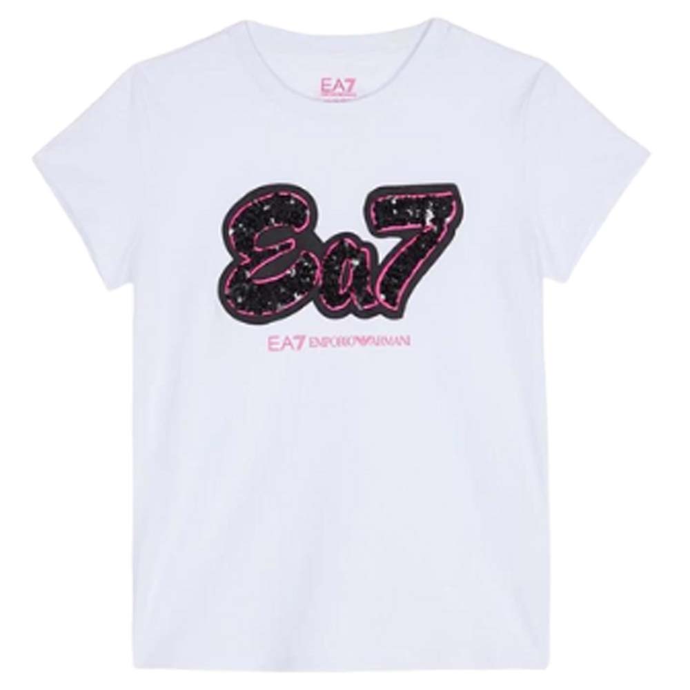 T-SHIRT RAGAZEE ARMANI EA7 3RFT20 FJDLZ COTONE