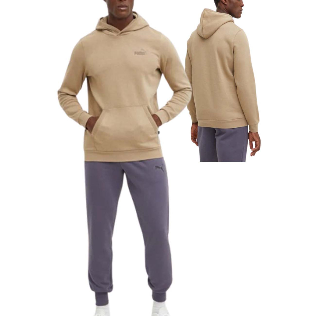 FELPA PUMA 681889 67 ESS ELEVATED COTONE FELPATO BEIGE