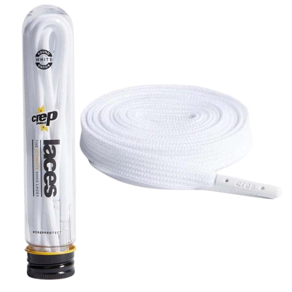 WHITE SHOE LACES 300754 300778 CREP PROTECT LACE BLACK WHITE