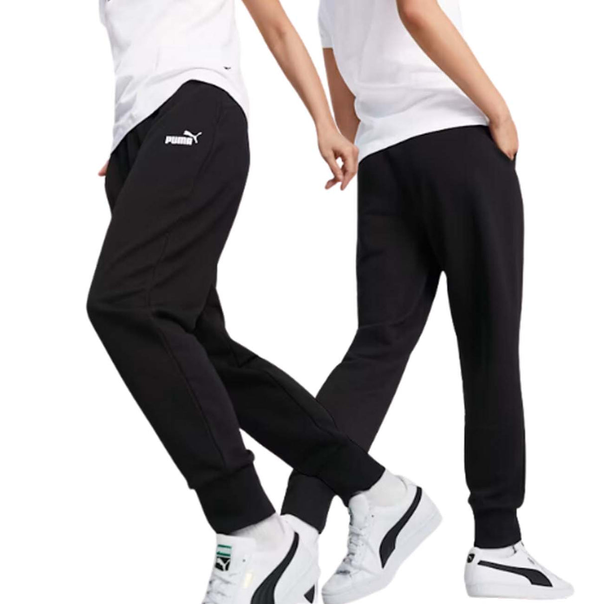 PANTALON FEMME EN COTON NOIR ESSENTIALS PUMA 586842 01
