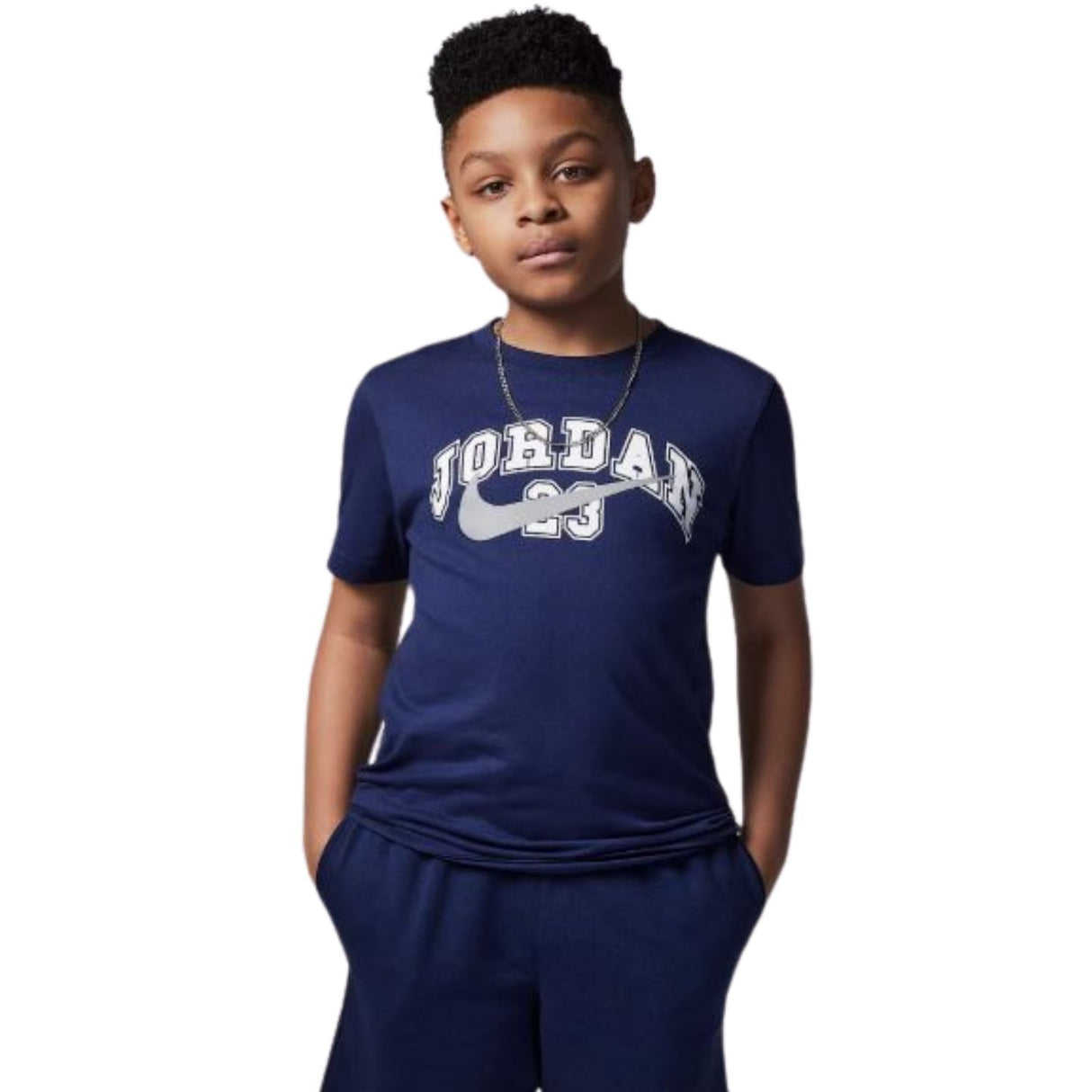 T-SHIRT RAGAZZI JORDAN 95F052 U90 BLU