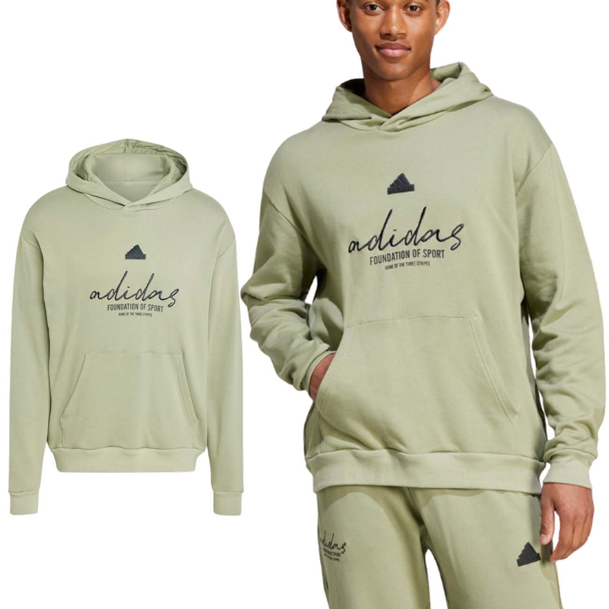 FELPA ADIDAS IW3535 BRAND LOVE COTONE GARZATO