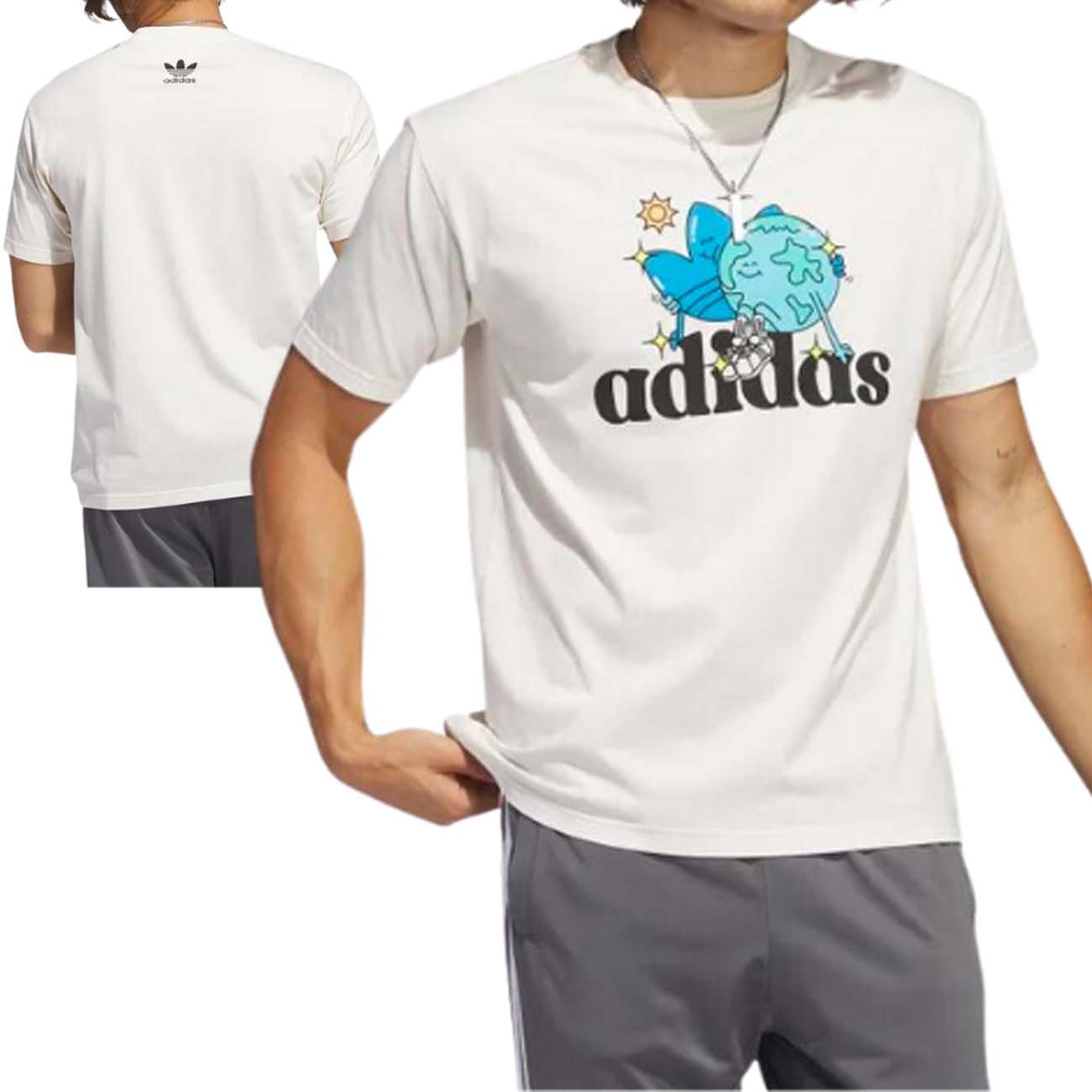 T-SHIRT EN COTON ADIDAS IC5564 FRIENDS