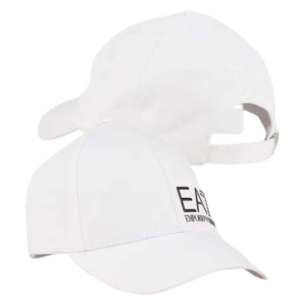 CAPPELLO ARMANI EA7 247088 CC010 11511 BASEBALL BIANCO NERO