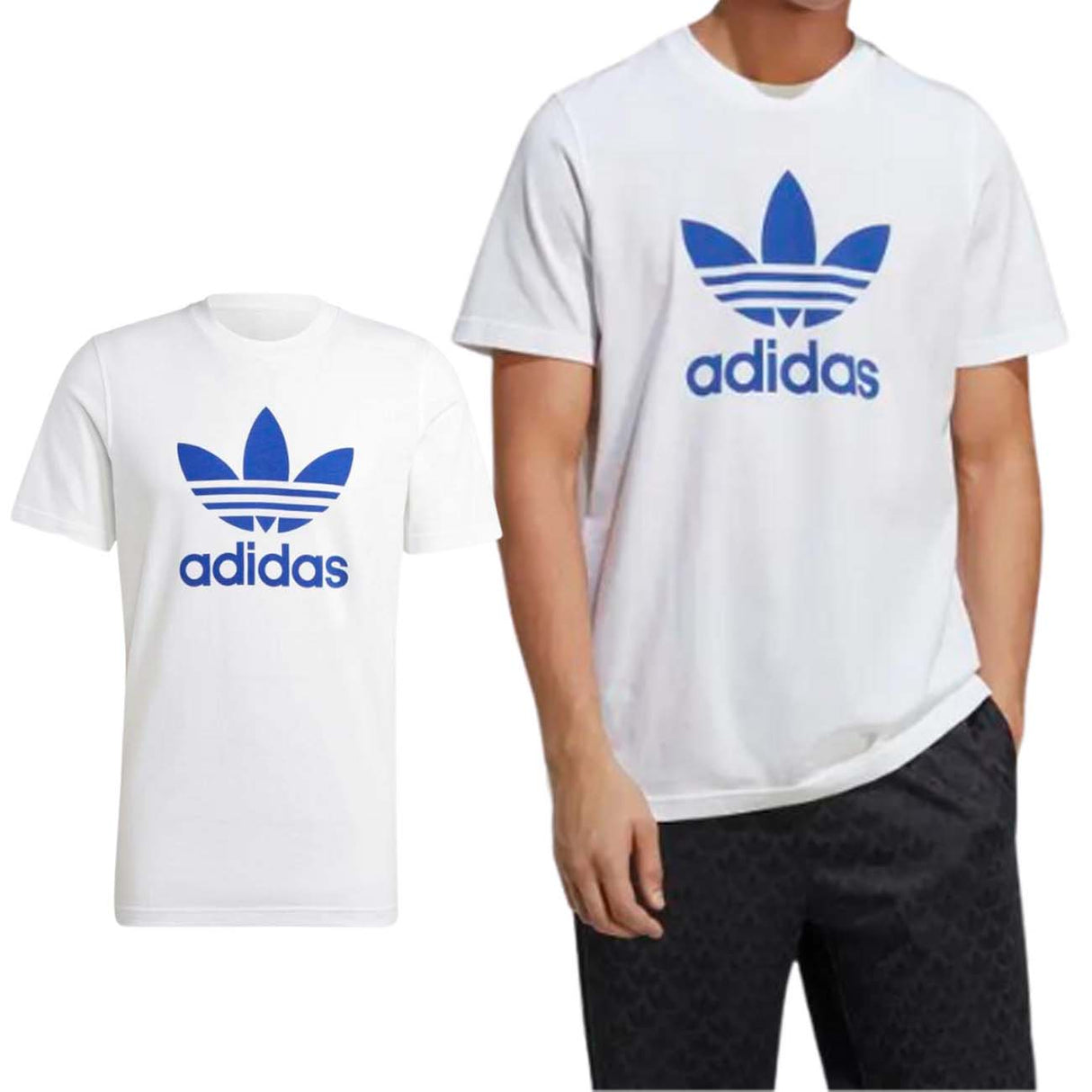 T-SHIRT ADIDAS IA4813 ADICOLOR CLASSICS TREFOIL BLANC