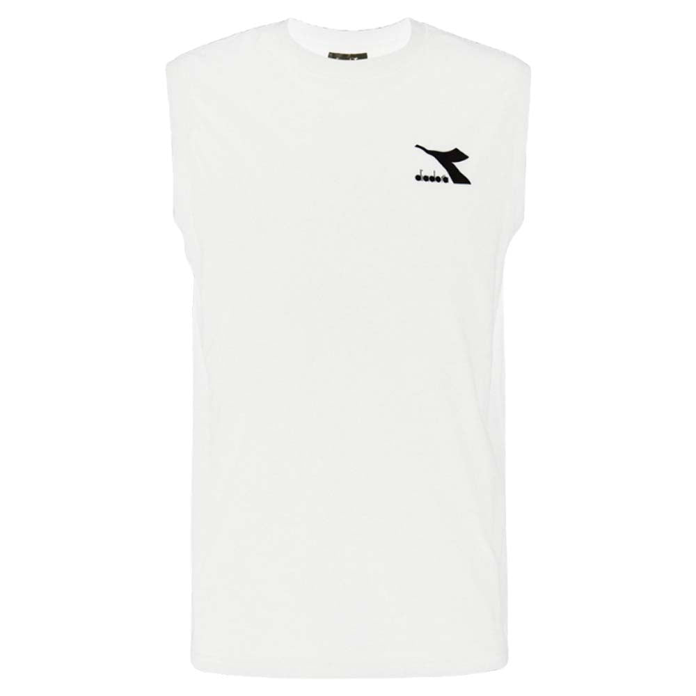 CANOTTA DIADORA 179758 CORE ESSENTIAL COTONE BIANCO E NERO