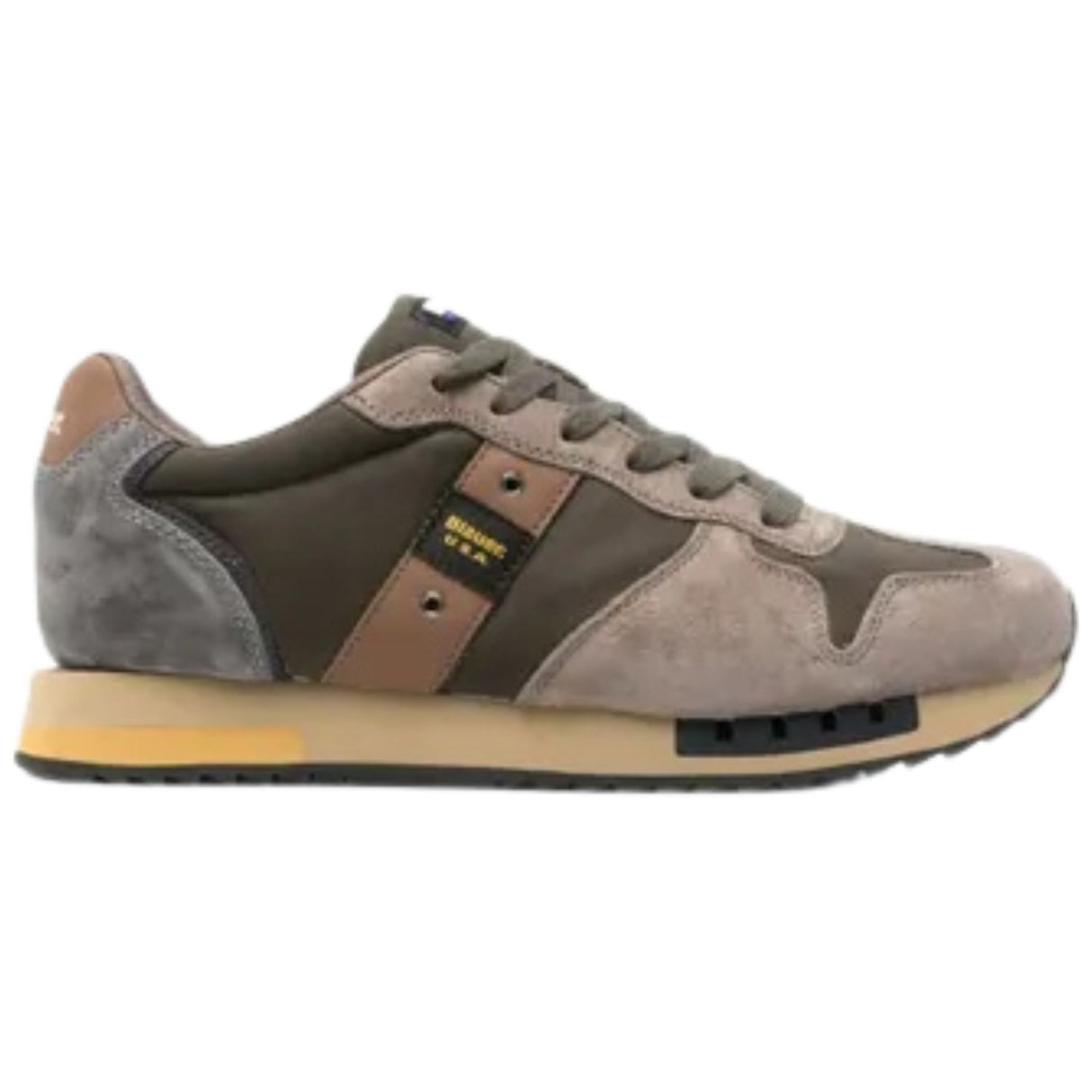 SCARPA UOMO BLAUER F5QUEENS01 WAX MILITARY TAUPE
