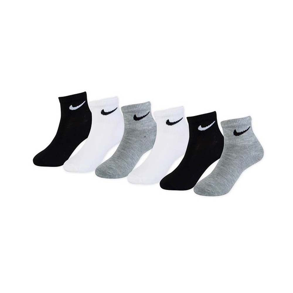 NIKE KIDS SOCKS RN0029 6 PAIRS LIGHTWEIGHT