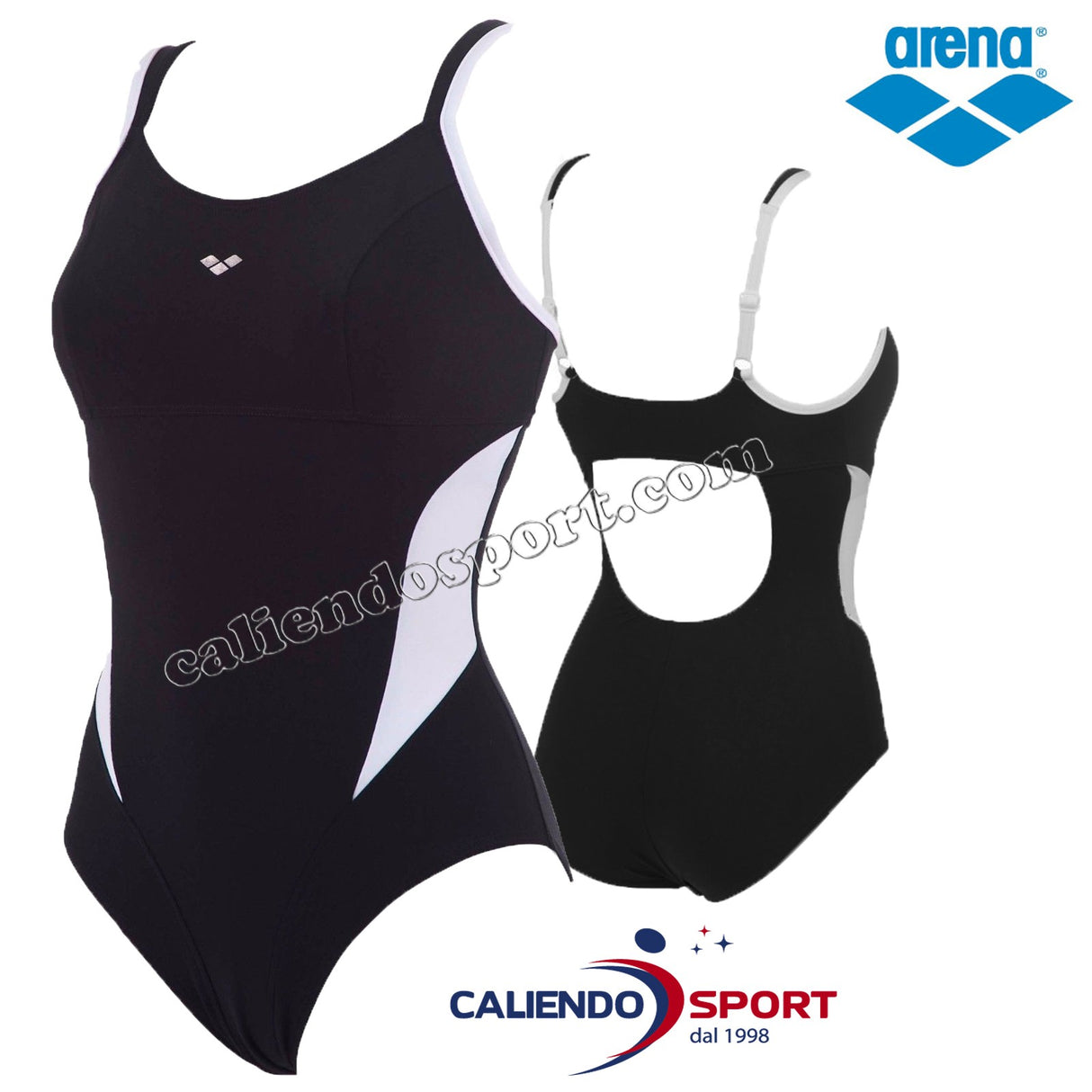 MAILLOT DE BAIN UNE PIÈCE FEMME ARENA 2936151 MAKIMURAX STRUCTURED POOL SWIMMING SEA BLACK