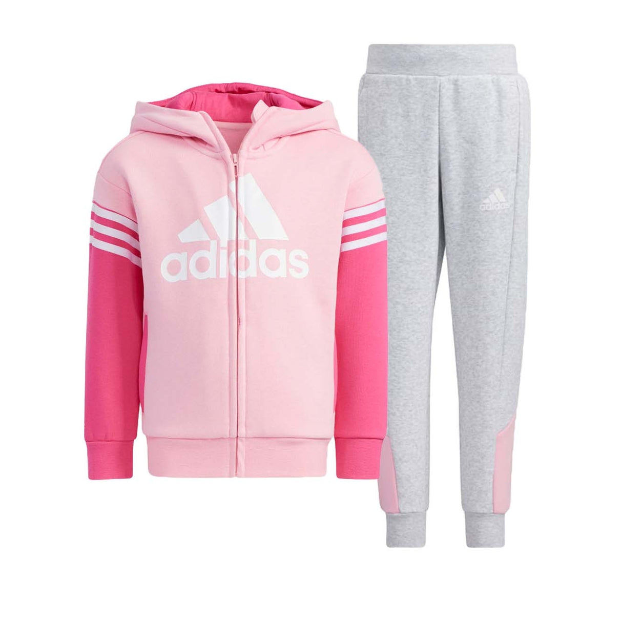 ADIDAS H40267 BADGE OF SPORT FLEECE GIRLS TRACKSUIT