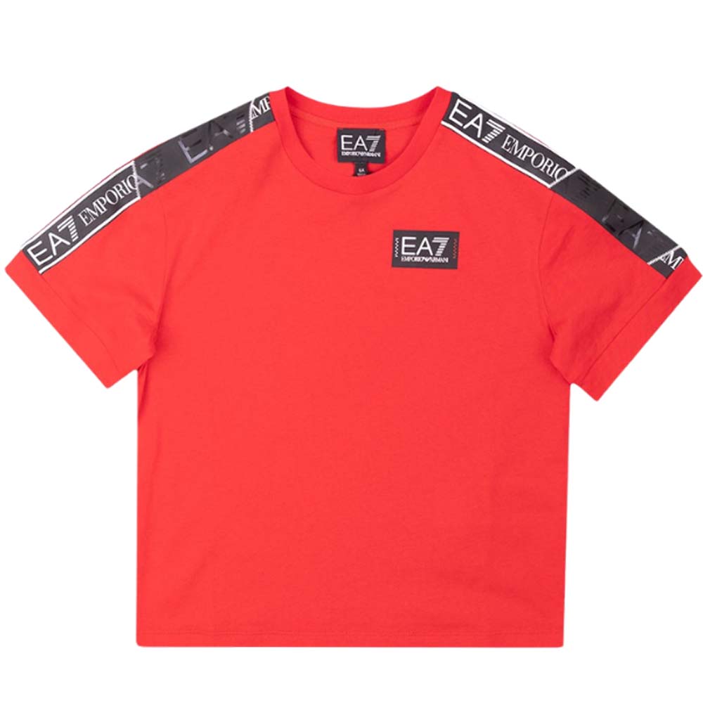 T-SHIRT RAGAZZI ARMANI EA7 3RBT56 BJ02Z COTONE