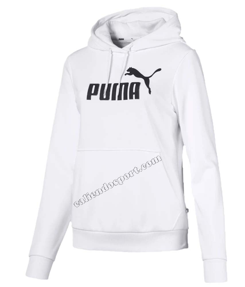 SWEAT-SHIRT PUMA FEMME 851795 02 01 NOIR BLANC COTON