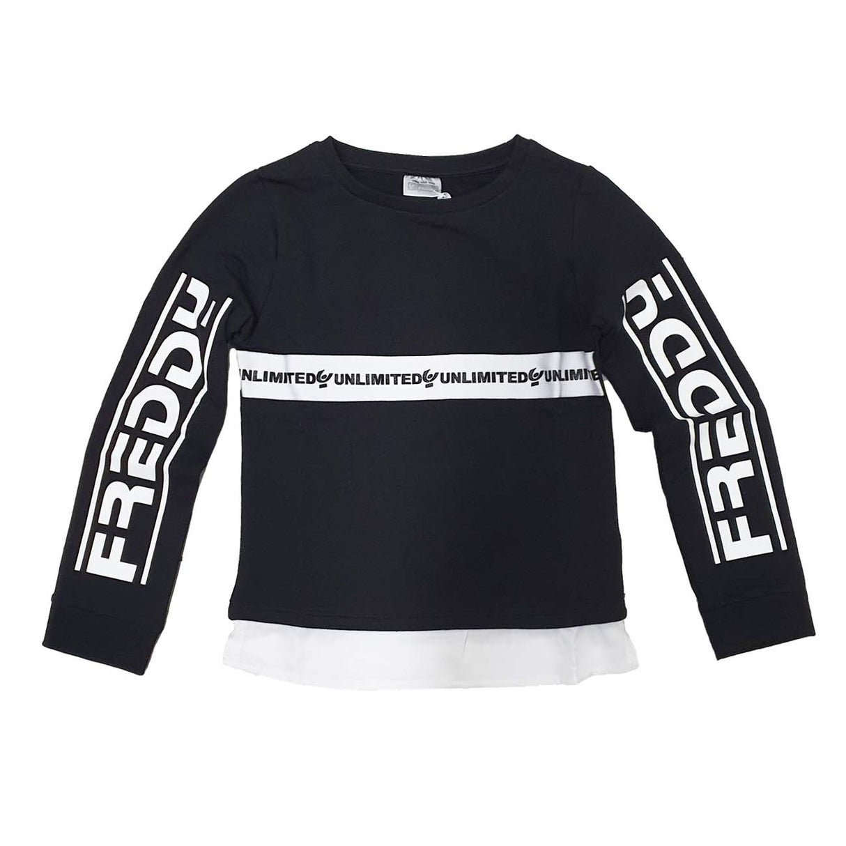 FELPA RAGAZZE FREDDY FR0153 COTONE FELPATO