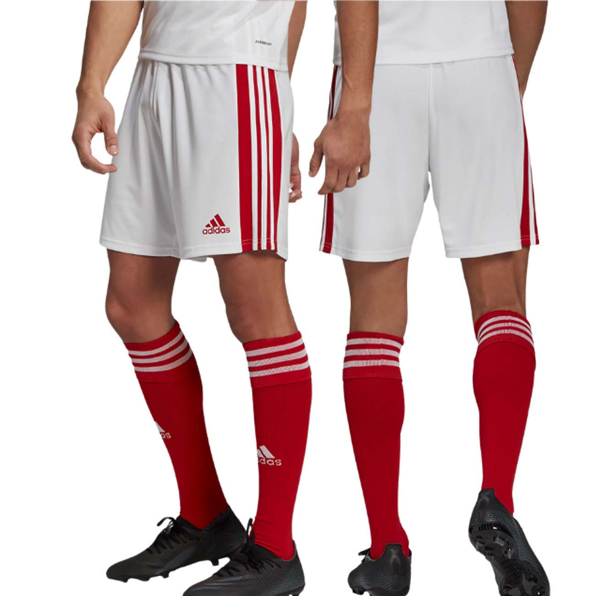 PANTALONCINO ADIDAS GN5770 SQUADRA 21 BIANCO/ROSSO