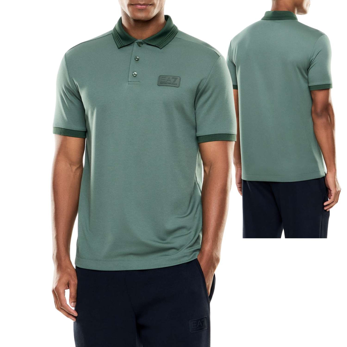 POLO ARMANI EA7 E26 7M001359 AF13862 U7260 VERDE
