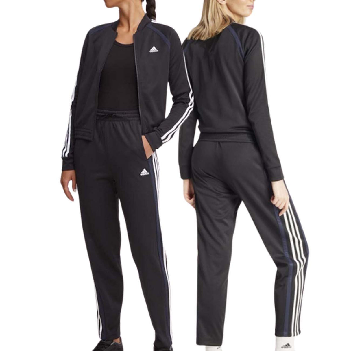 TUTA DONNA ADIDAS IX1106 TEAMSPORT NERO ACETATO