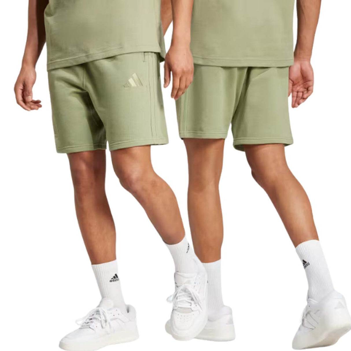 ADIDAS IY6573 GRAPHIC COTTON SHORTS GREEN