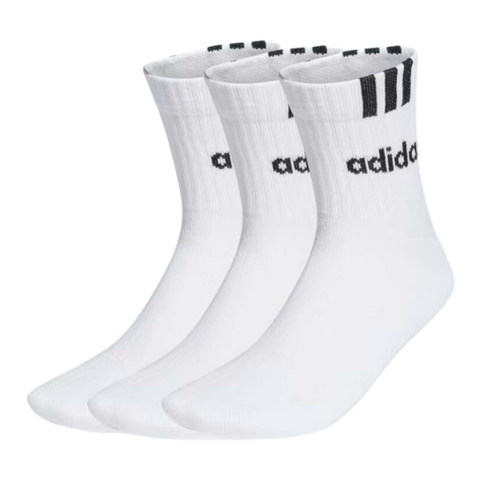 CALZE ADIDAS HT3437 3 STRIPES LINEAR BIANCO 3 PAIA