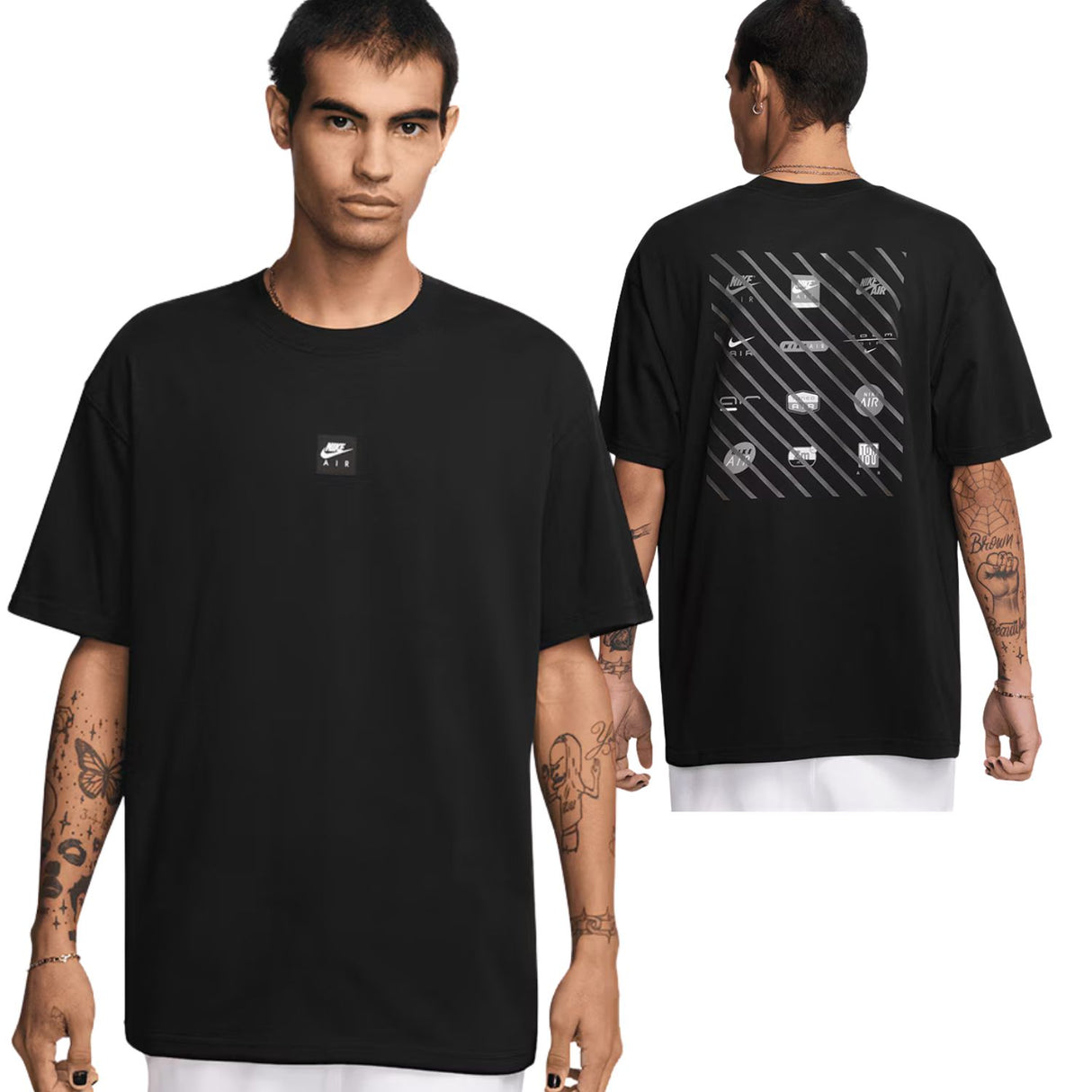 T-SHIRT NIKE HJ0726 010 M90 SPORTWEAR COTONE NERO