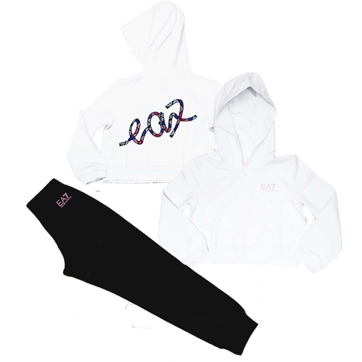 TUTA RAGAZZE ARMANI EA7 3RFV56 FJ5FZ COTONE