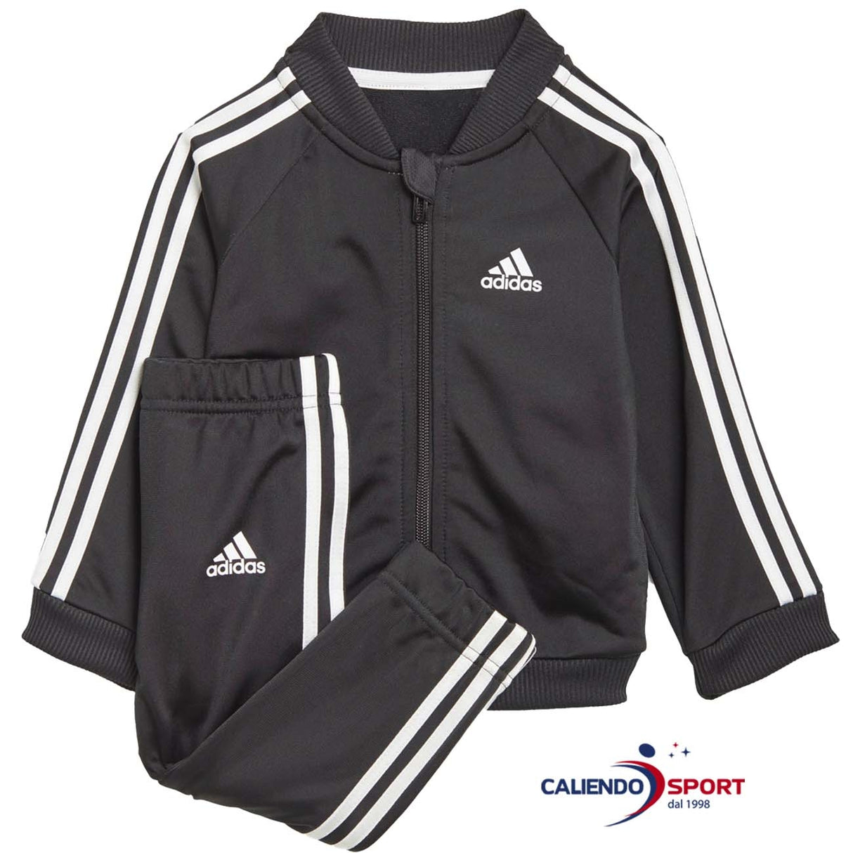 SURVÊTEMENT ADIDAS POUR ENFANTS GN3947 SURVÊTEMENT TRICOT 3 BANDES NOIR
