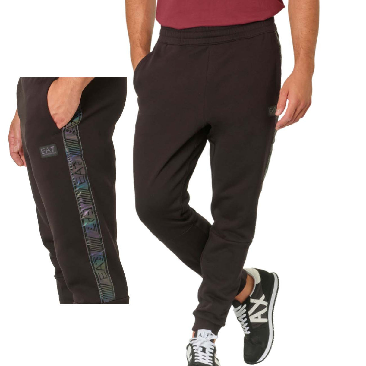 PANTALON EN COTON POLAIRE ARMANI EA7 6LPP79 PJ07Z