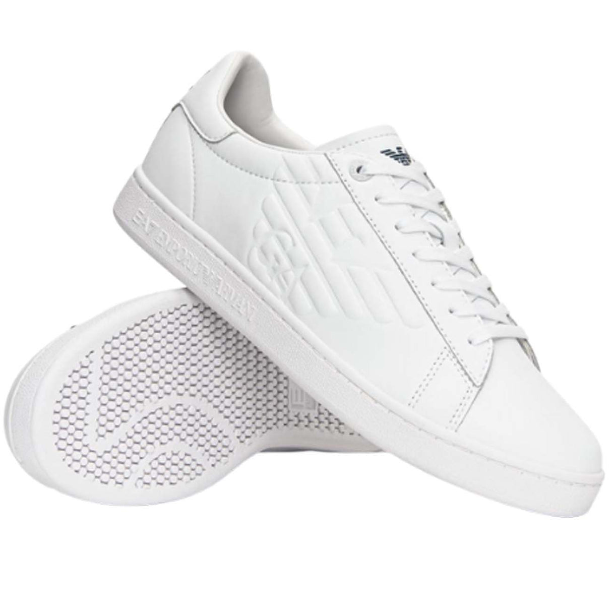 ARMANI EA7 X8X001 00001 CLASSIC LOGO WHITE SHOES