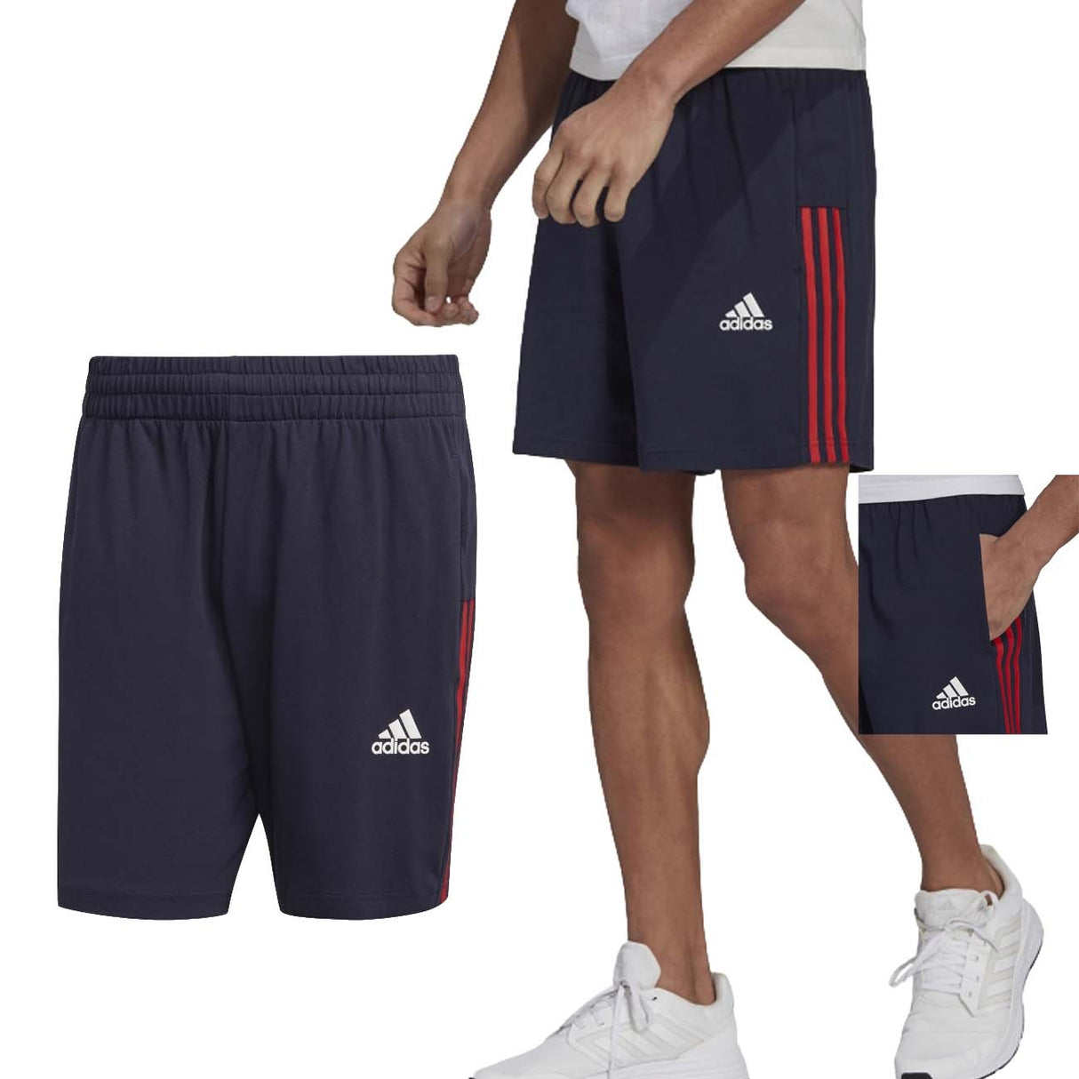 ADIDAS GP8605 ESSENTIAL DOUBLE KNIT SHORTS