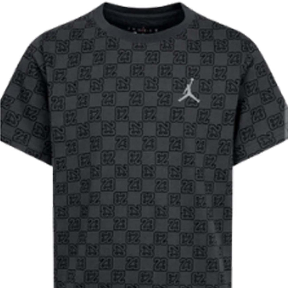 T-SHIRT RAGAZZI JORDAN 95D365 023 MONOGRAM COTONE