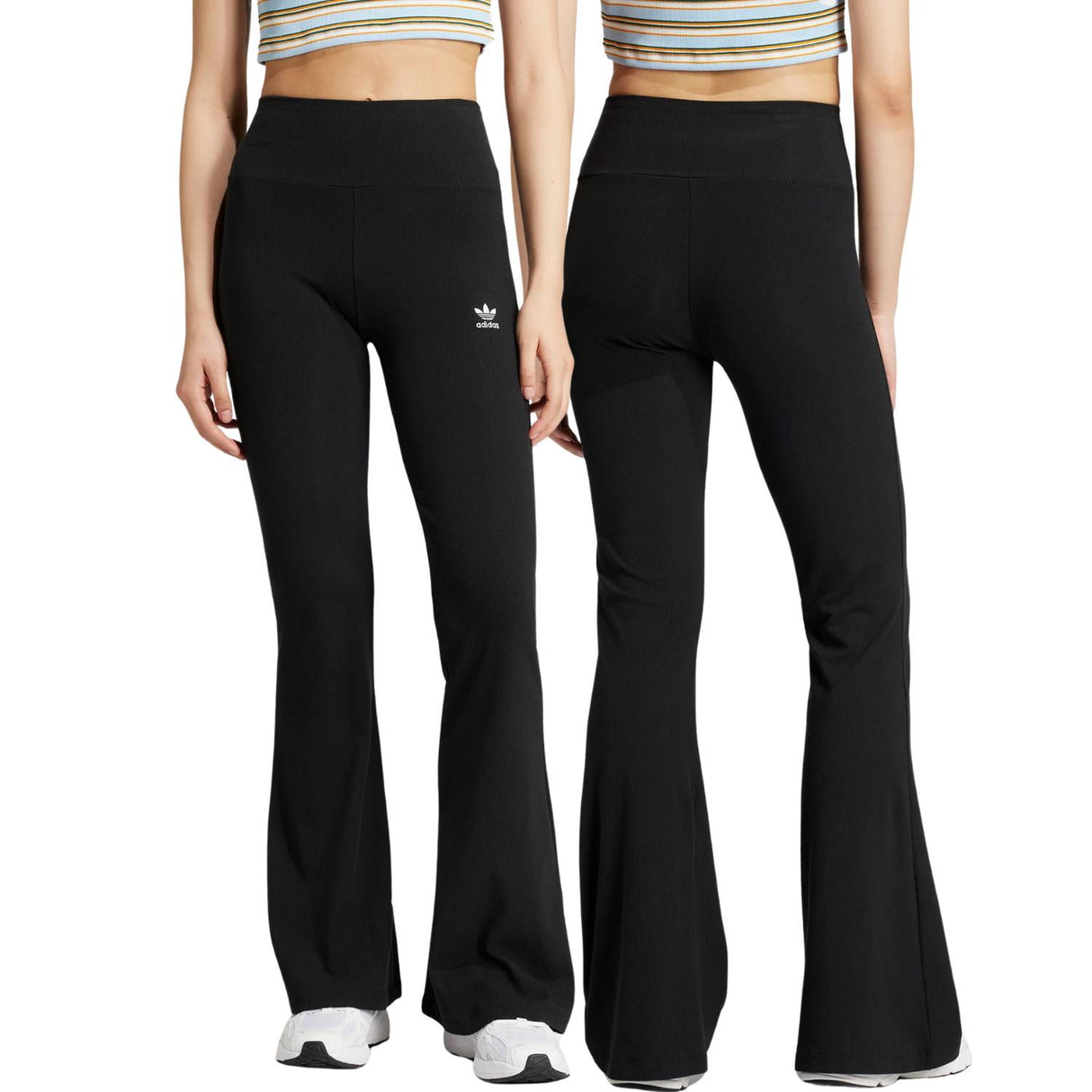 LEGGINGS DONNA ADIDAS IW5727 GAMBA A ZAMPA NERO