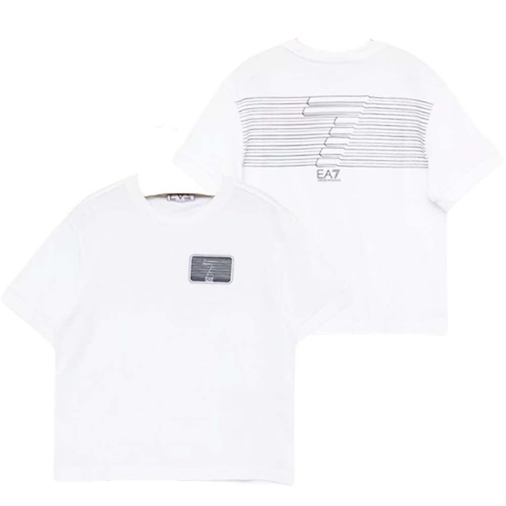 T-SHIRT RAGAZZI ARMANI EA7 3RBT60 BJ02Z COTONE
