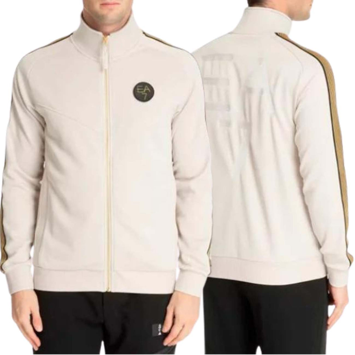 FELPA ARMANI EA7 E24 3DPM80 PJMTZ 1946 BEIGE