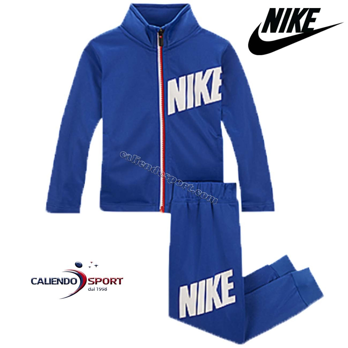 NIKE 86F191 U89 ACETATE LIGHT BLUE KIDS TRACKSUIT