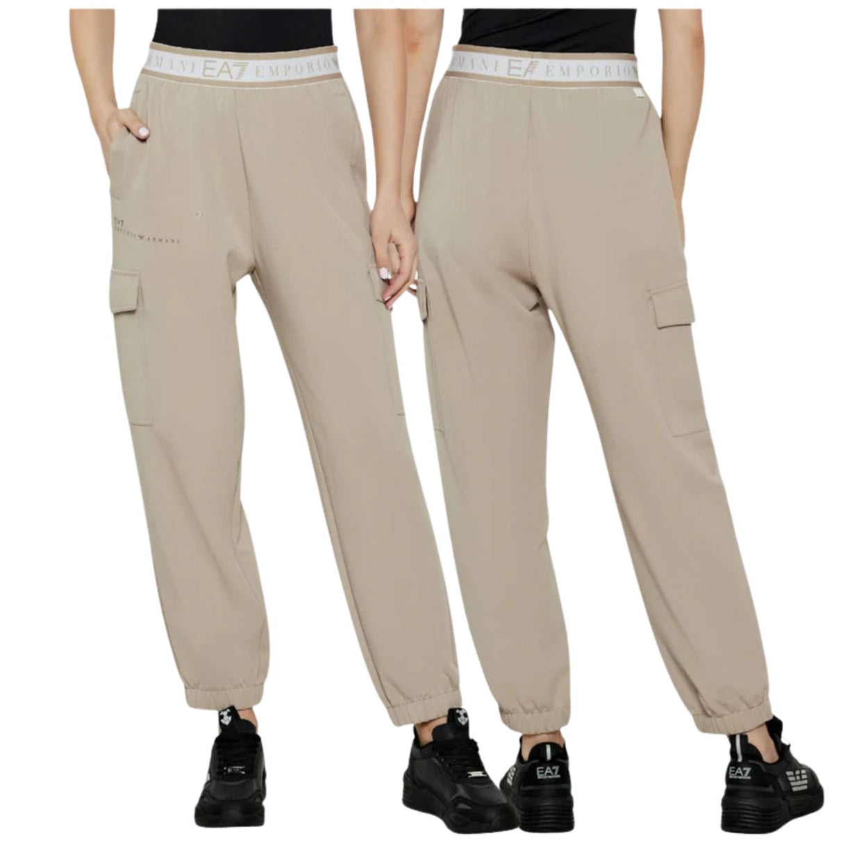 PANTALONE DONNA ARMANI EA7 E25 7W000282 U6155 BEIGE