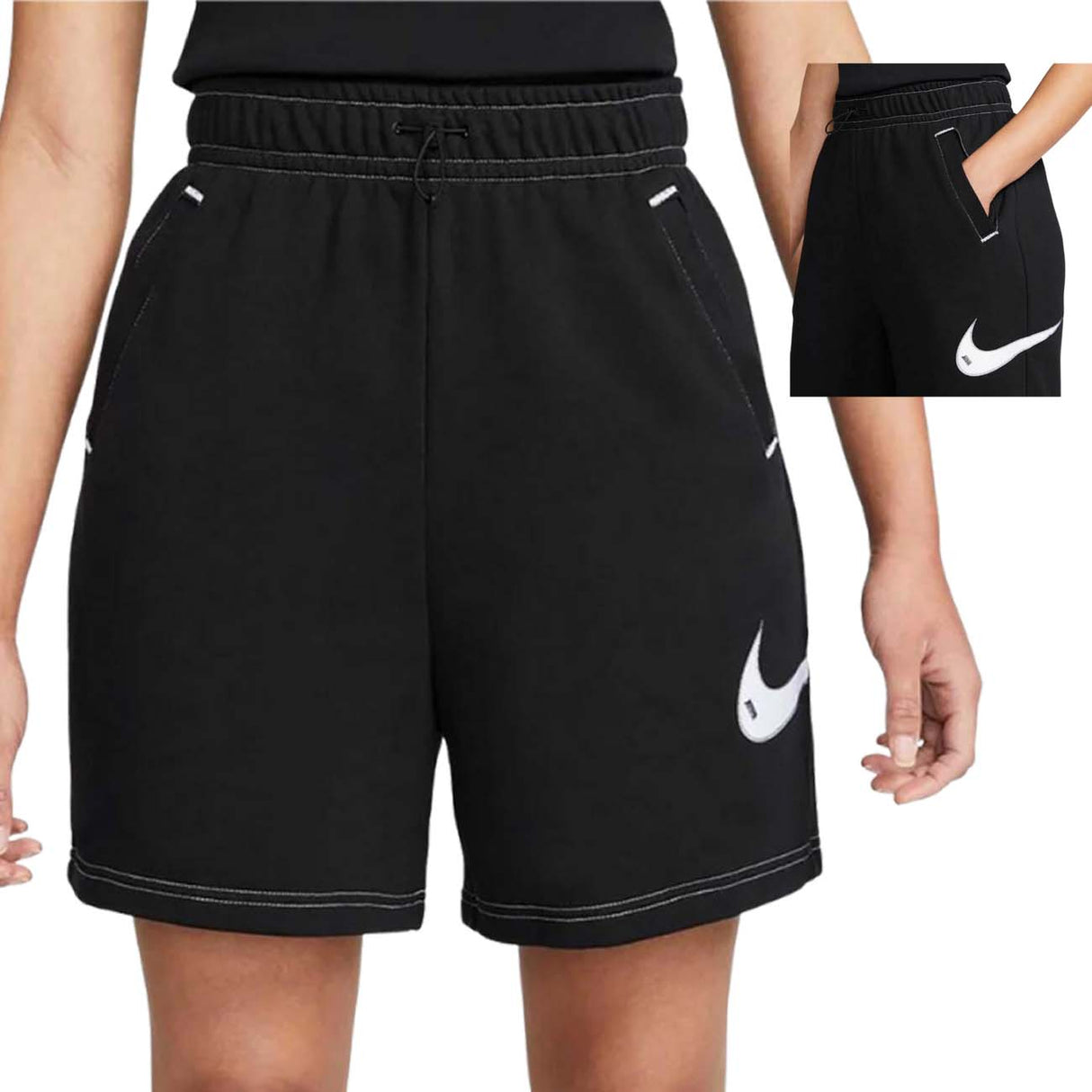 NIKE DM6750 WO BALLER WOMEN'S SHORTS BLACK