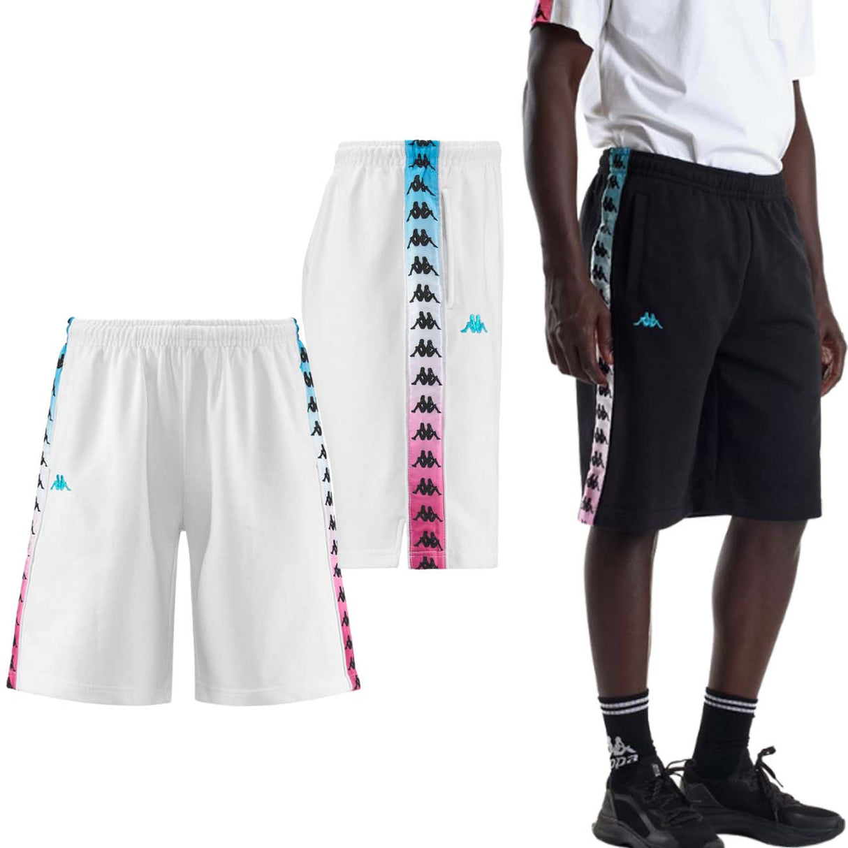 KAPPA BANDA 33145QW BRUSHED COTTON SHORTS