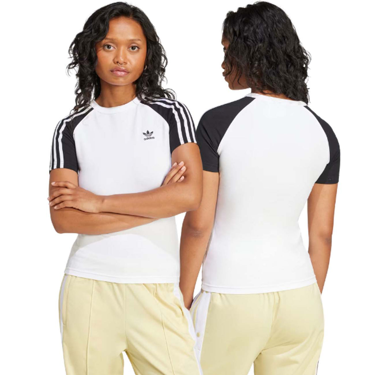 T-SHIRT DONNA ADIDAS JD0834 ADICOLOR RAGLAN SLIM