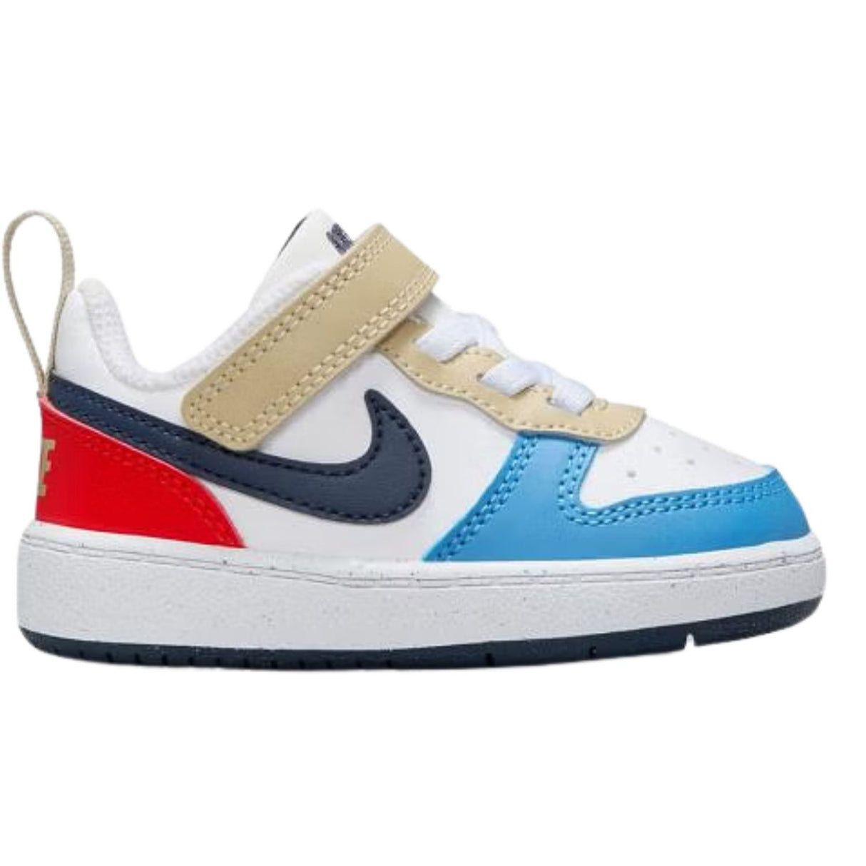 SCARPA BAMBINI NIKE DV5458 124 COURT BOROUGH LOW RECRAFT