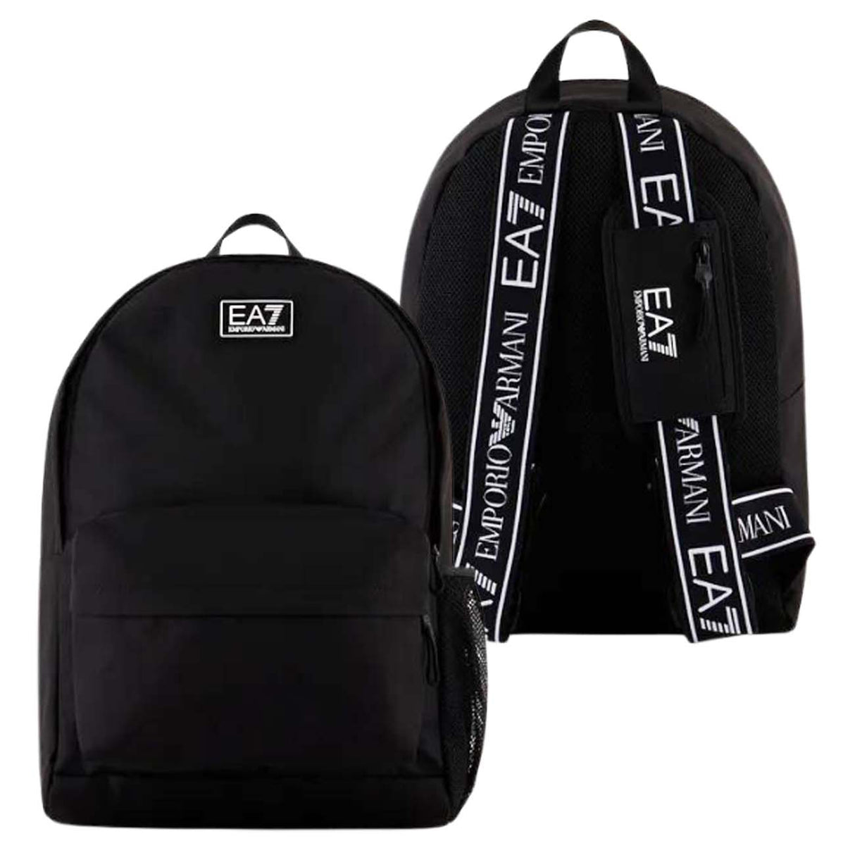 ARMANI EA7 I23 277054 3F910 00020 UNISEX BLACK BACKPACK