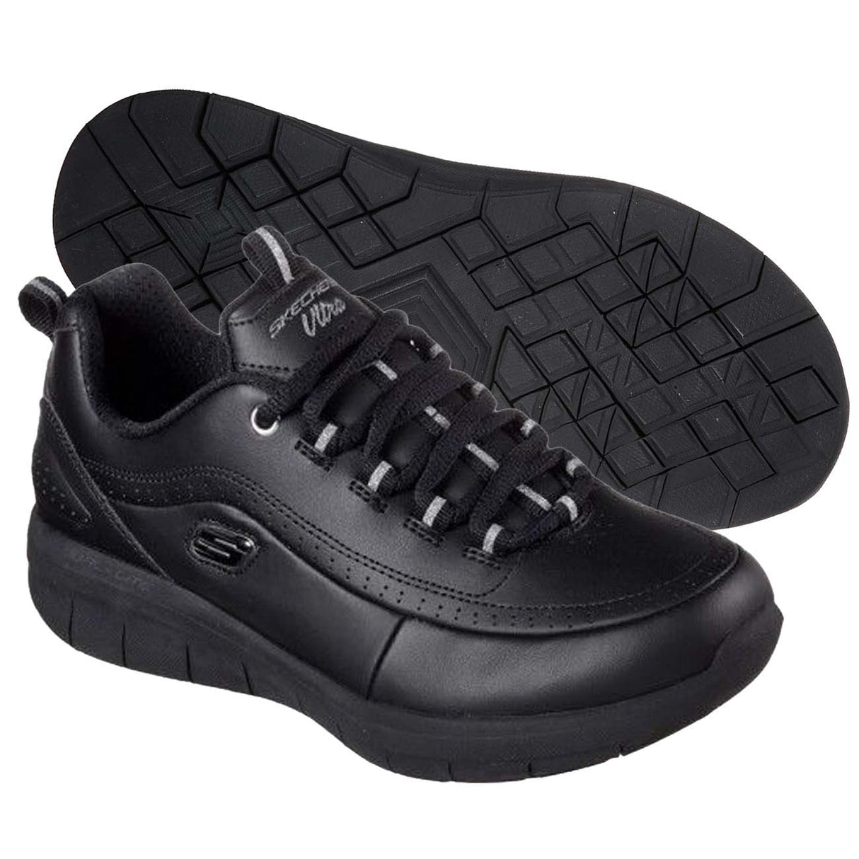 SKECHERS WOMEN'S SHOE 12363 BBK SYNERGY 2.0